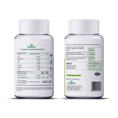 Cezorn Skin Radiance Collagen Builder 800mg Capsules | Supports Healthy Skin, Stronger Hair, Nails & Joints | 60 Capsules