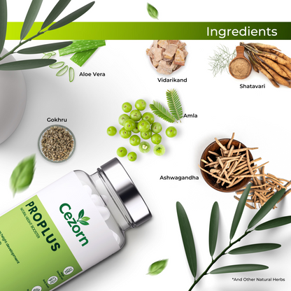 Cezorn ProPlus Capsules 500mg for Good Height & Great Personality, 60 Veg Capsules