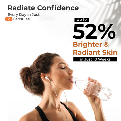 Cezorn Skin Radiance Collagen Builder 800mg Capsules | Supports Healthy Skin, Stronger Hair, Nails & Joints | 60 Capsules