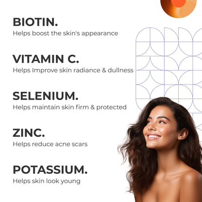 Cezorn Skin Radiance Collagen Builder 800mg Capsules | Supports Healthy Skin, Stronger Hair, Nails & Joints | 60 Capsules